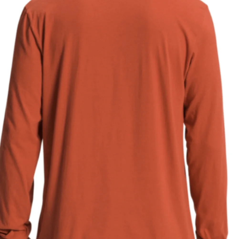 The North Face Long-Sleeve Hit Graphic Orange T-Shirt Men's Size XL MSRP $45